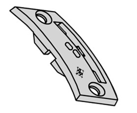 CHAPA DE AGUJA 3/32"